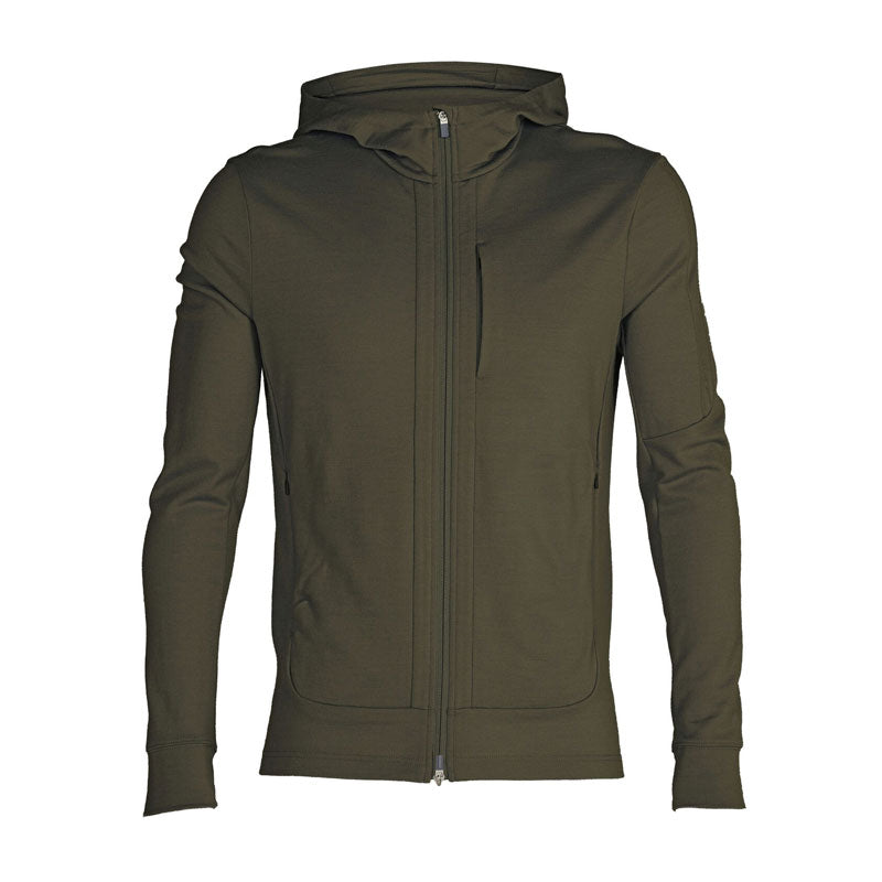 Icebreaker Quantum III Long Sleeve Zip Hooded Mens Jacket