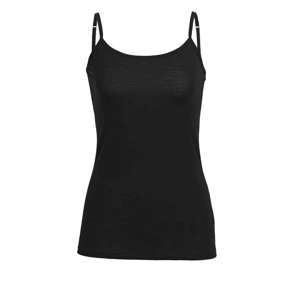 Icebreaker Siren Cami Womens Singlet Top 1 Colour Black