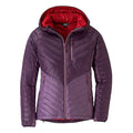 Outdoor Research Illuminate Womens Hooded Down Jacket - Pacific Plum/Amethyst