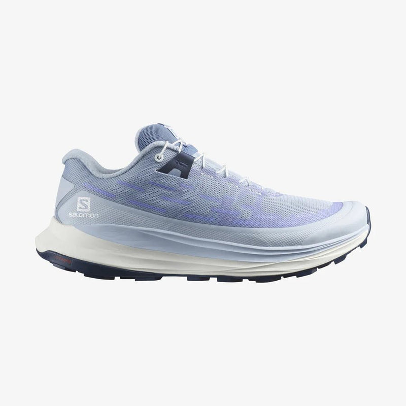 Salomon Ultra Glide Womens Trail Running Shoe - Zen Blue/White/Mood Indigo