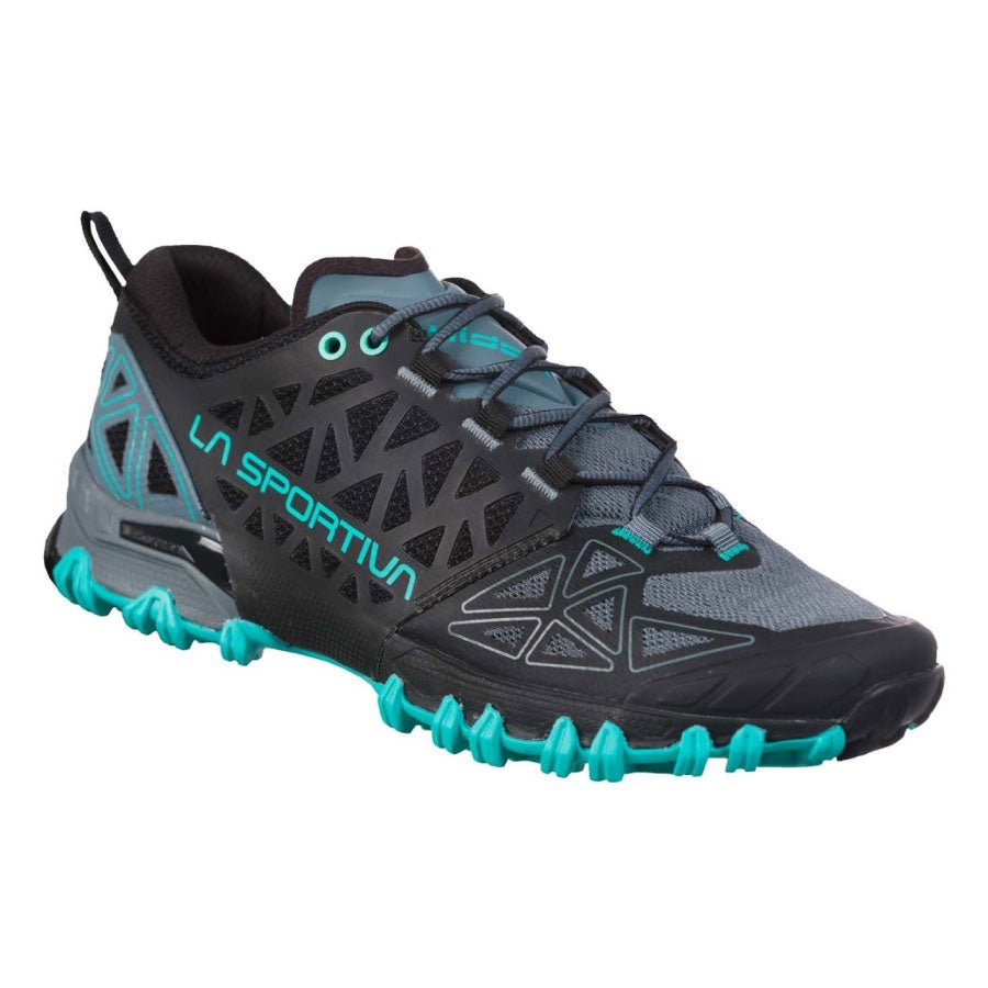 La Sportiva Bushido II Womens Trail Running Shoe - Slate/Aqua