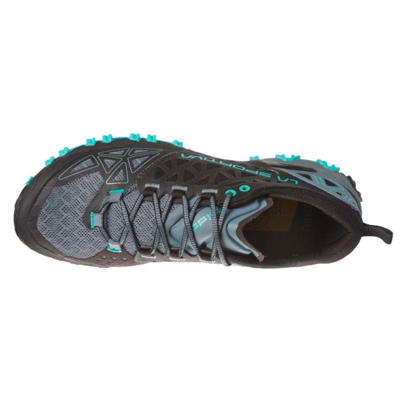 La Sportiva Bushido II Womens Trail Running Shoe - Slate/Aqua