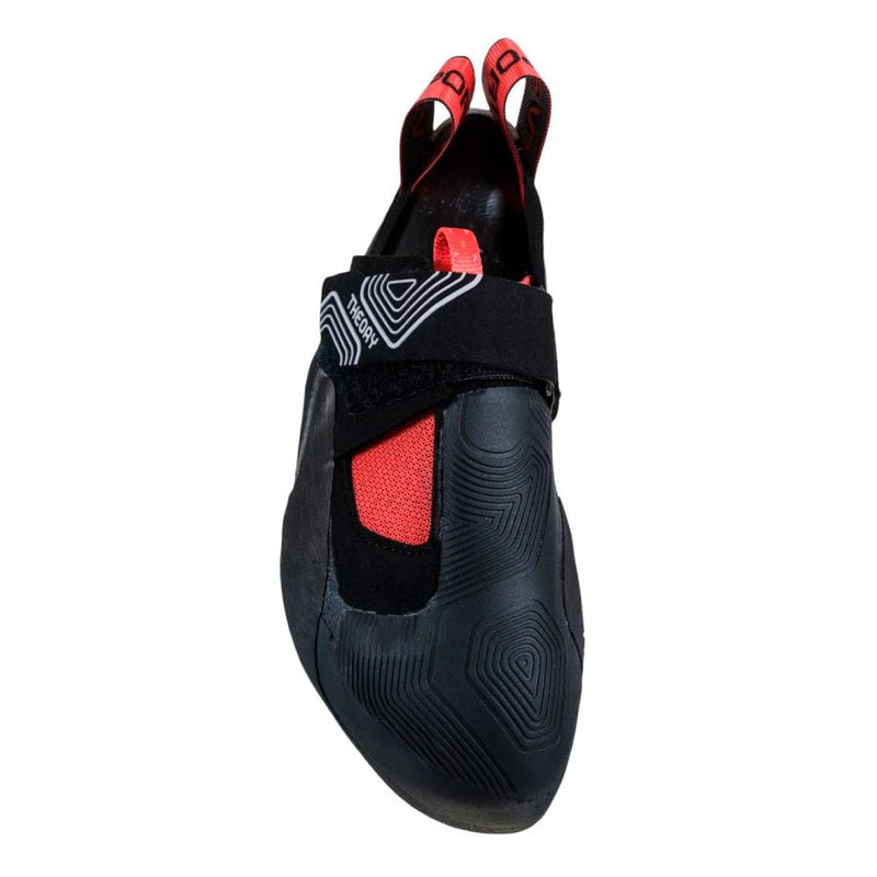 La Sportiva Theory Womens Climbing Shoe - Black/Hibiscus
