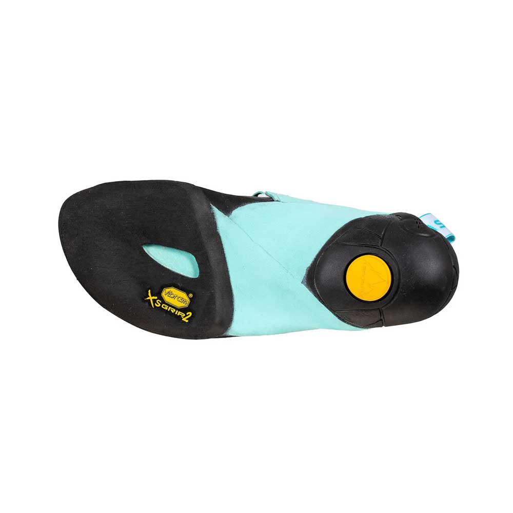 La Sportiva Skwama Womens Vegan Climbing Shoe - Carbon/Turquoise