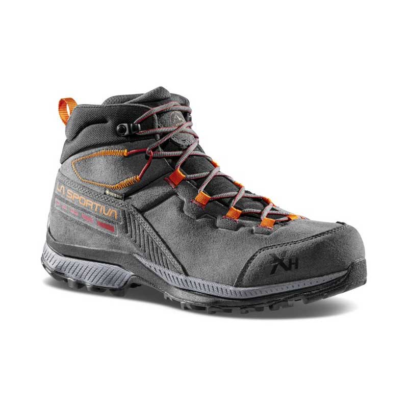 La Sportiva Tx Hike Mid Leather Gtx Mens Hiking Boot Carbon Hawaiian Sun Colour Carbon_Hawaiian Sun