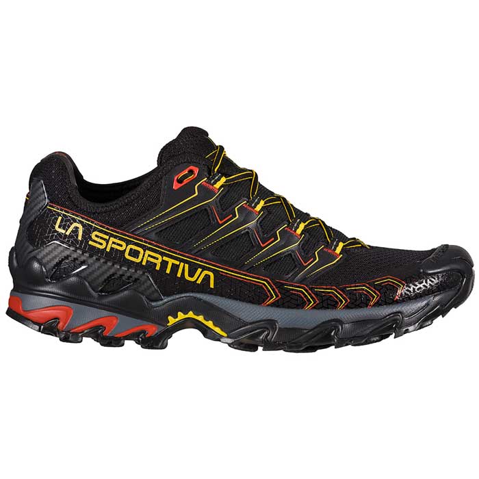 La Sportiva Ultra Raptor II Wide Mens Trail Running Shoe - Black/Yellow