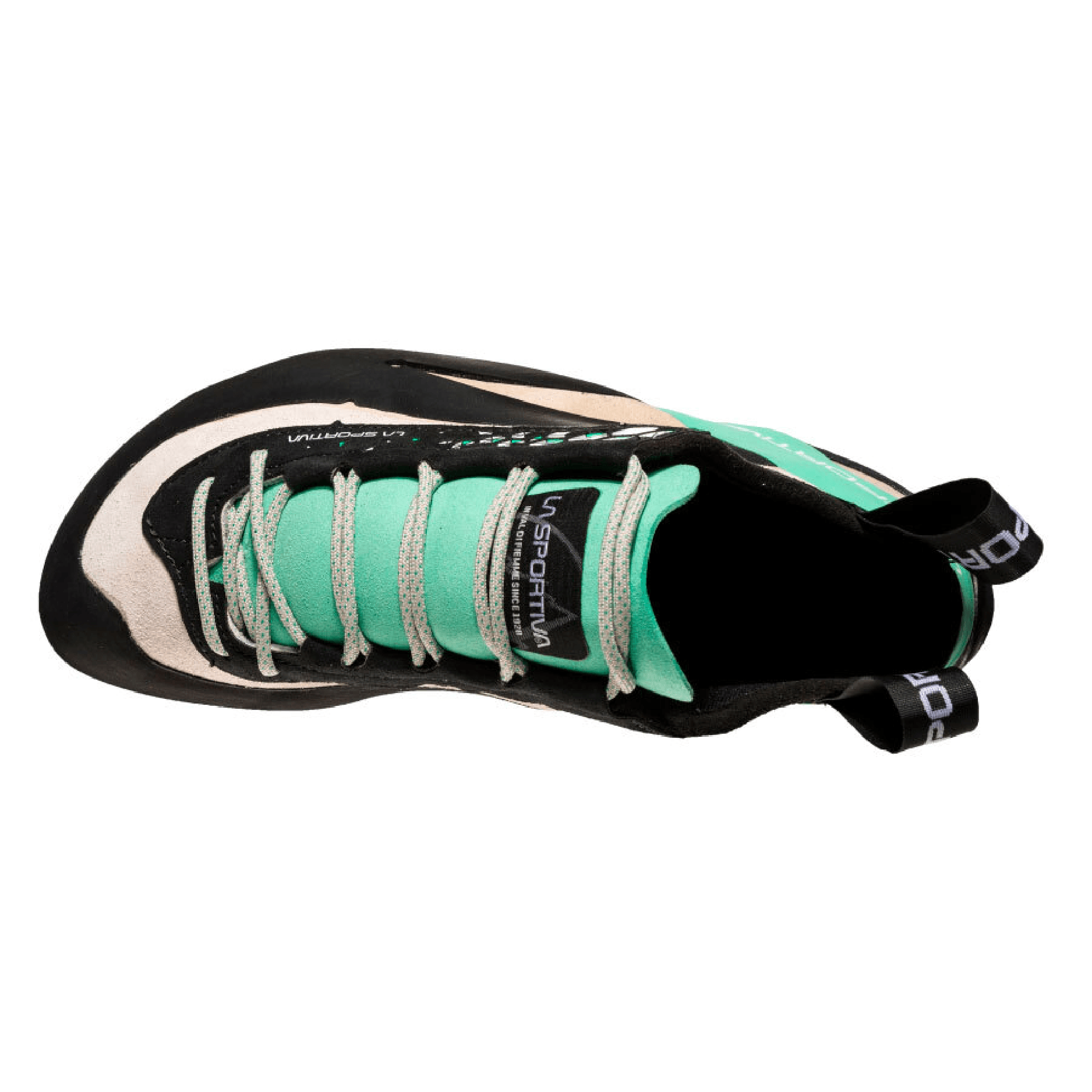 La Sportiva Miura Womens Climbing Shoe - White/Jade Green