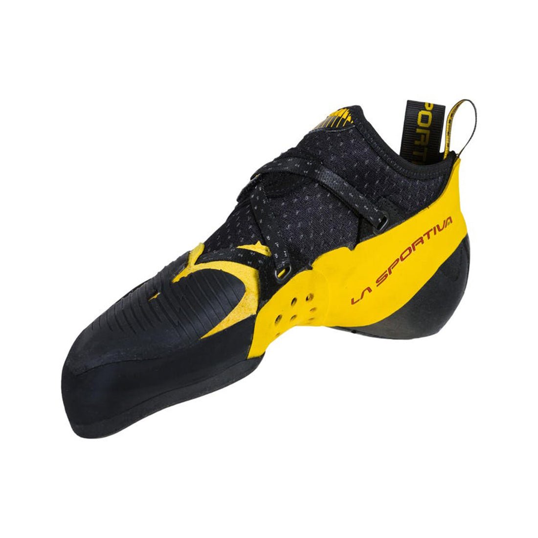 La Sportiva Solution Comp Mens Climbing Shoe Black Yellow