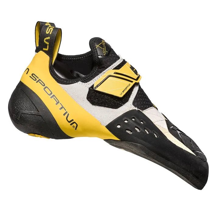 La Sportiva Solution Mens Climbing Shoe - White/Yellow