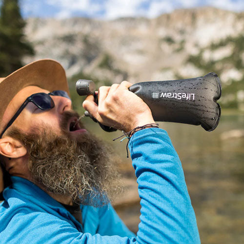 LifeStraw Peak Squeeze Bottle with Filter- 1L