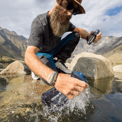 LifeStraw Peak Squeeze Bottle with Filter- 1L