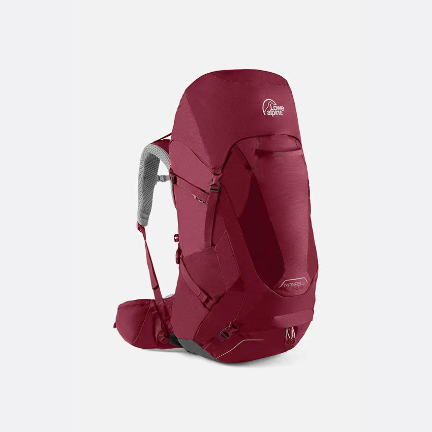 Lowe Alpine Manaslu Nd 50 65 Litre Womens Hiking Pack Colour Raspberry