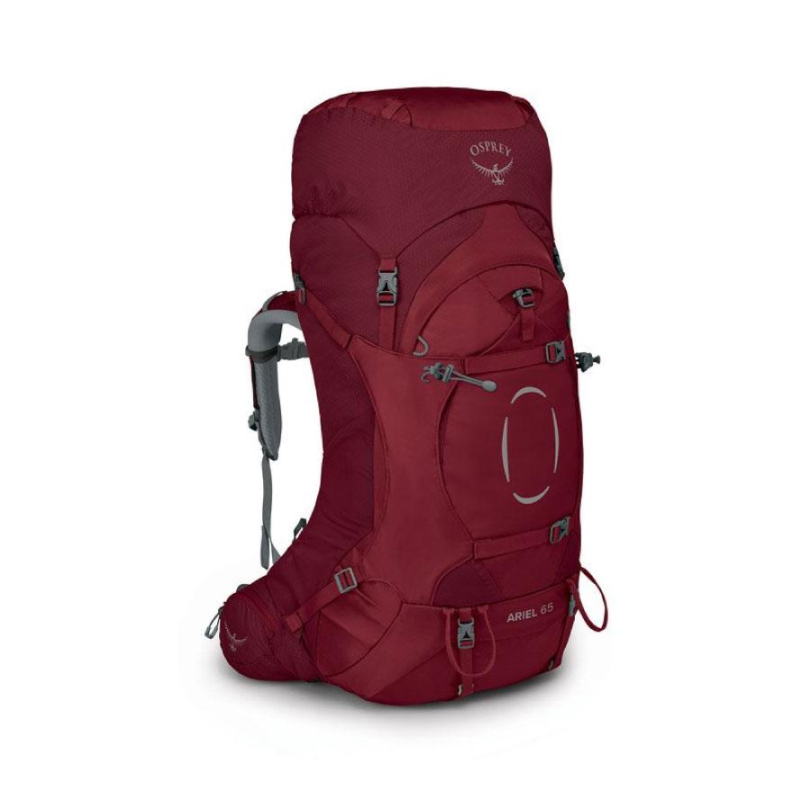 Osprey Ariel 65 Litre Womens Hiking Backpack 1 Colour Claret Red