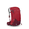 Osprey Stratos 34 Litre Mens Hiking Daypack Colour Poinsettia Red