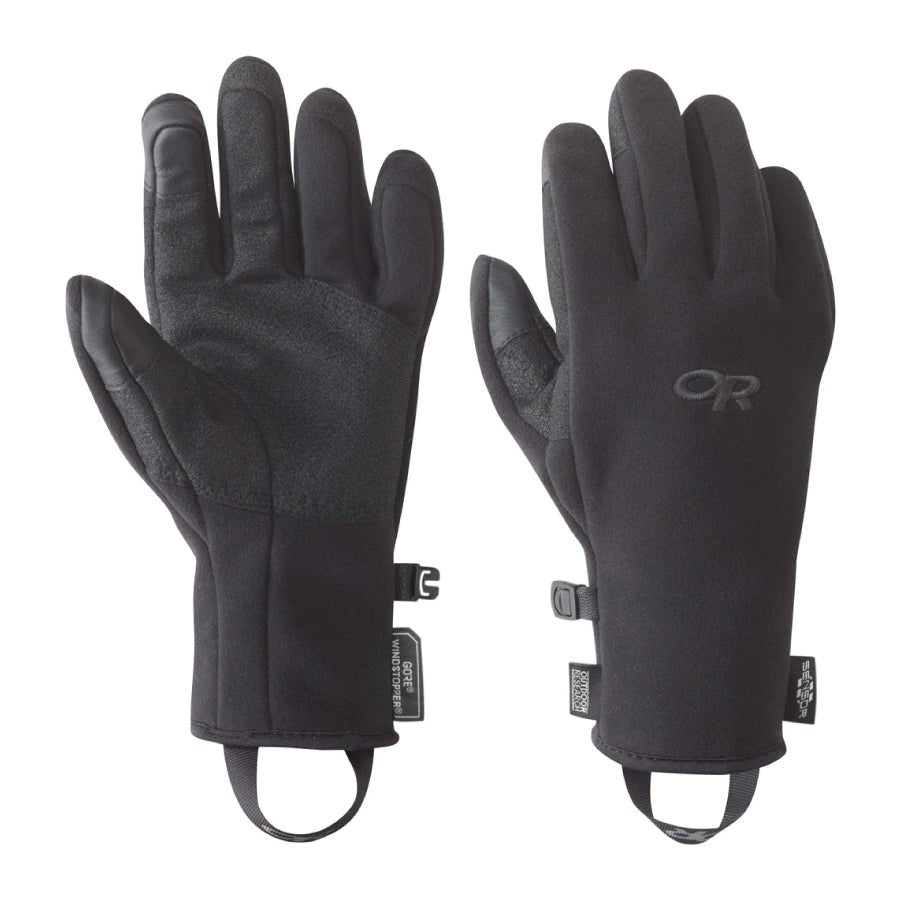 Outdoor Research Gripper Womens Sensor Gloves Black Colour Black