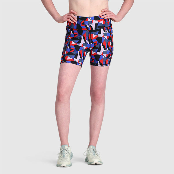 Outdoor Research Ad-Vantage Printed Womens Shorts - 6 Inseam