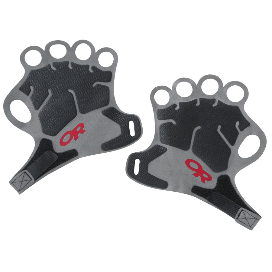 Outdoor Research Splitter Climbing Gloves - Pewter/Black