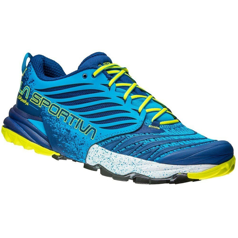La Sportiva Akasha Mens Trail Running Shoe - Blue/Sulphur