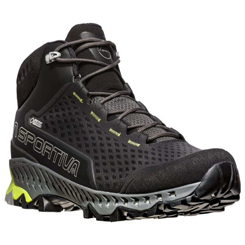 La Sportiva Stream GTX Mens Hiking Boot - Carbon/Apple Green