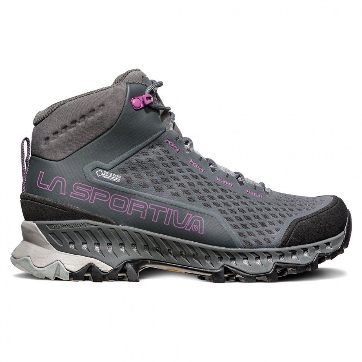 La Sportiva Stream GTX Womens Hiking Boot - Carbon/Purple