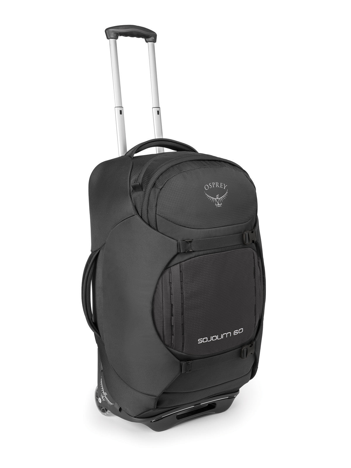 Osprey Sojourn 60 Litre 25 Inch Wheeled Travel Backpack - Flash Black