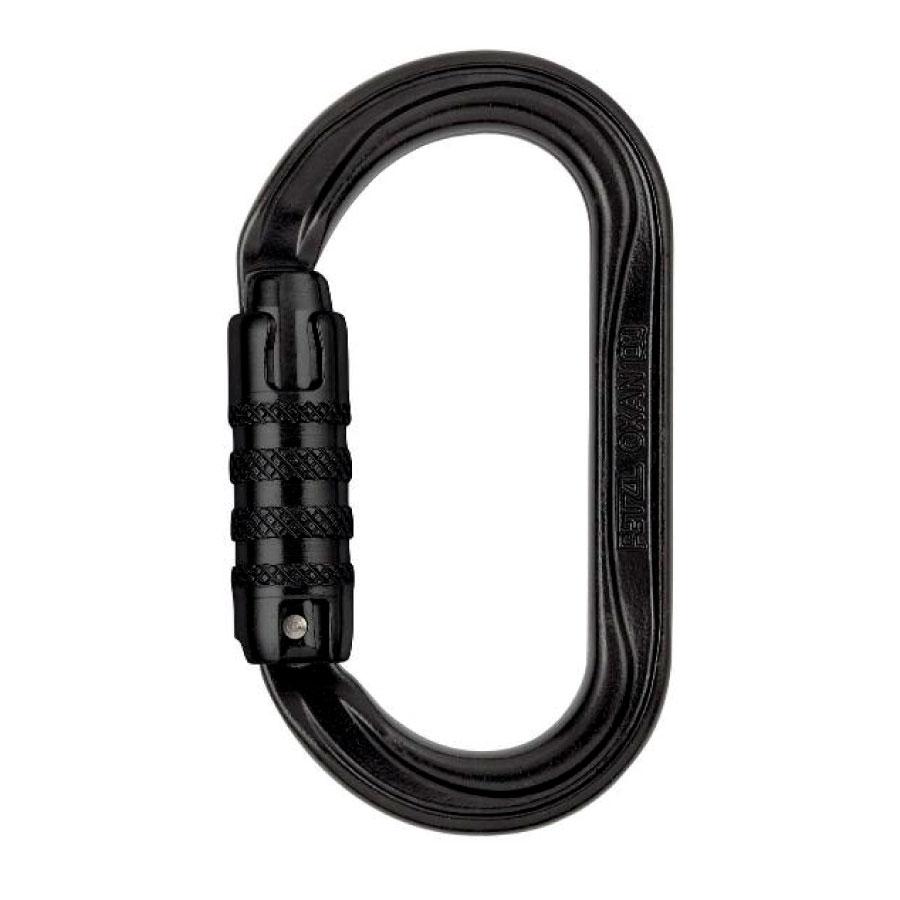 Petzl OK Triact-Lock Climbing Carabiner - Black