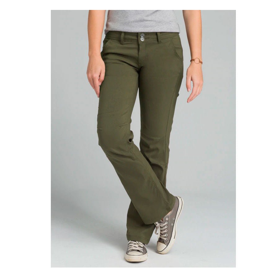 Prana Halle Womens Regular Pant Rasin Colour Cargo Green