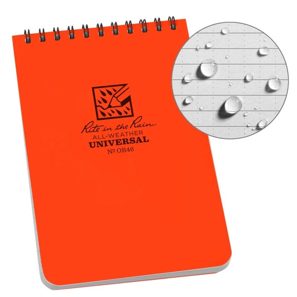 Rite in the Rain Polydura Waterproof Spiral Notebook - 4 x 6