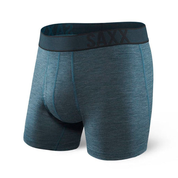 SAXX Men's DropTemp Cooling Mesh Boxer Briefs - Mid Grey Heather