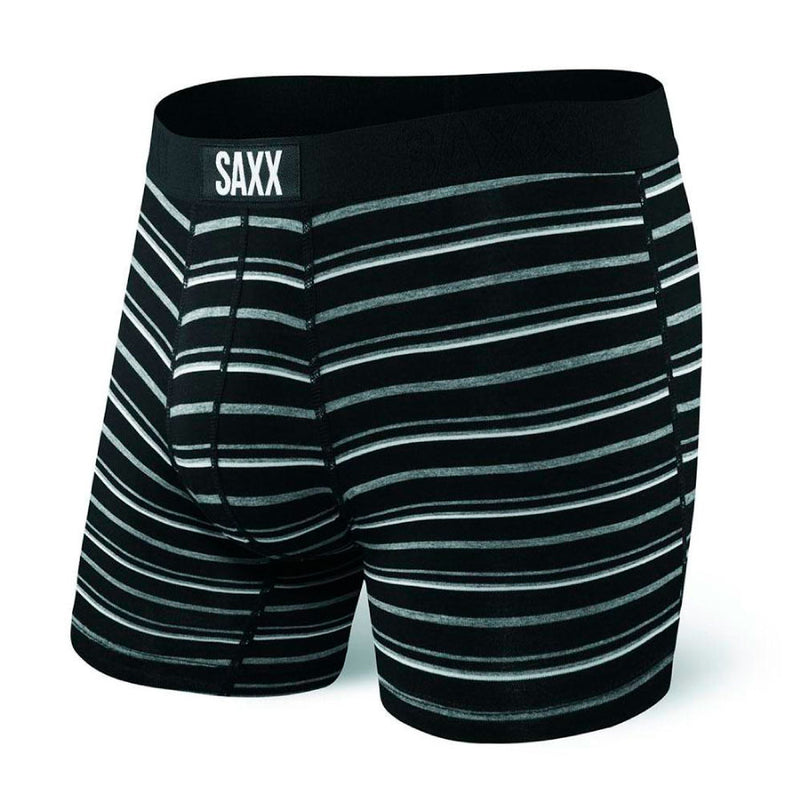 SAXX Vibe Mens Boxer Brief - Black Coast Stripe