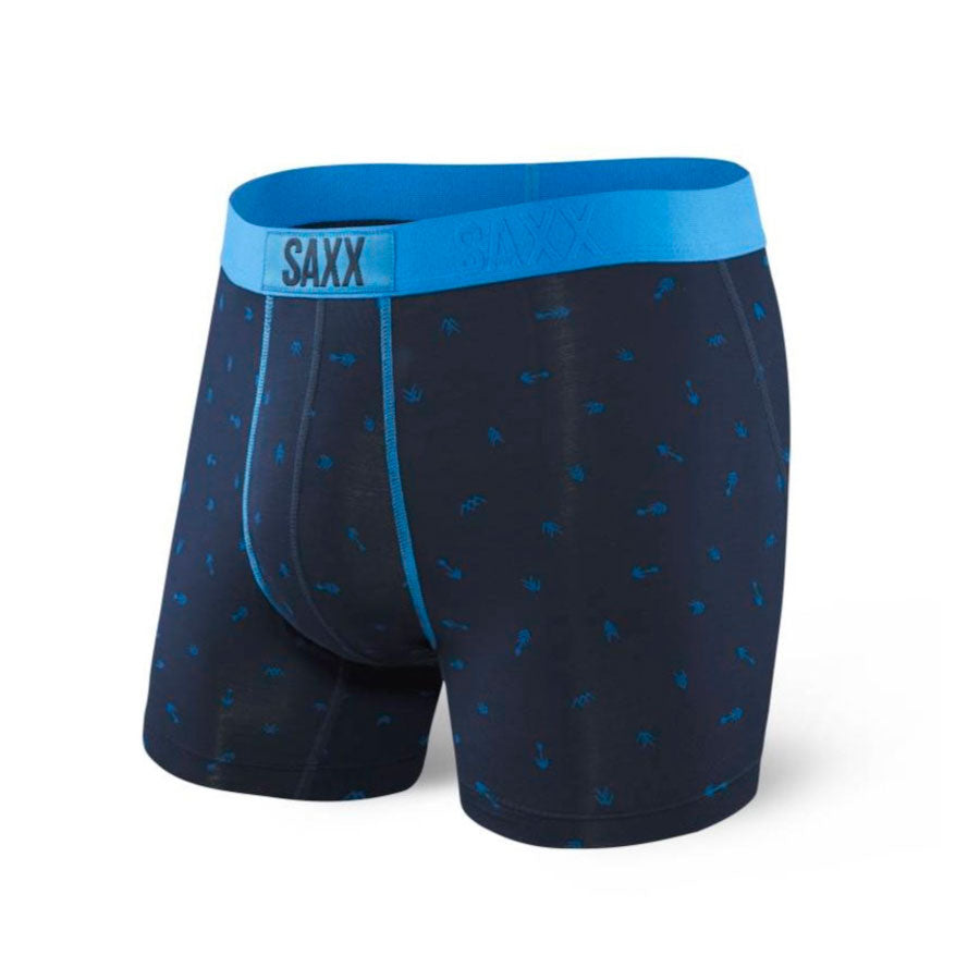 SAXX Vibe Mens Boxer Brief - Navy Arrow