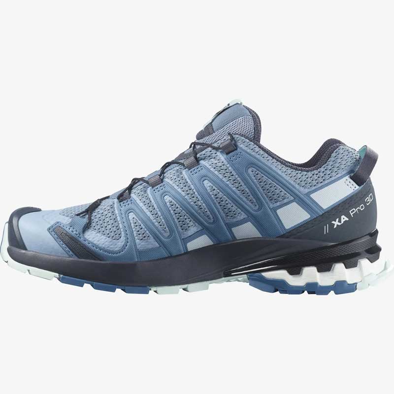 Salomon XA PRO 3D v8 Womens Trail Running Shoe - Ashley Blue/Ebony/Opal Blue