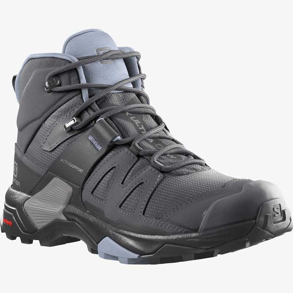 Salomon X Ultra 4 MID GTX Womens Hiking Boot - Magnet/Black/Zen Blue