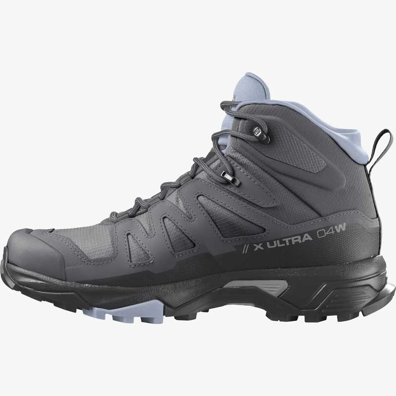 Salomon X Ultra 4 MID GTX Womens Hiking Boot - Magnet/Black/Zen Blue