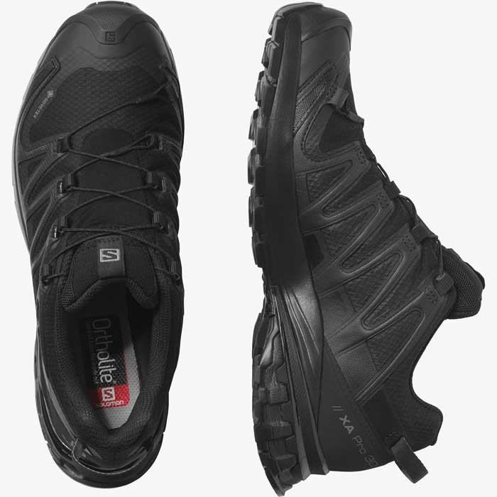 Salomon XA PRO 3D v8 GTX Womens Trail Running Shoe - Black/Black/Phantom