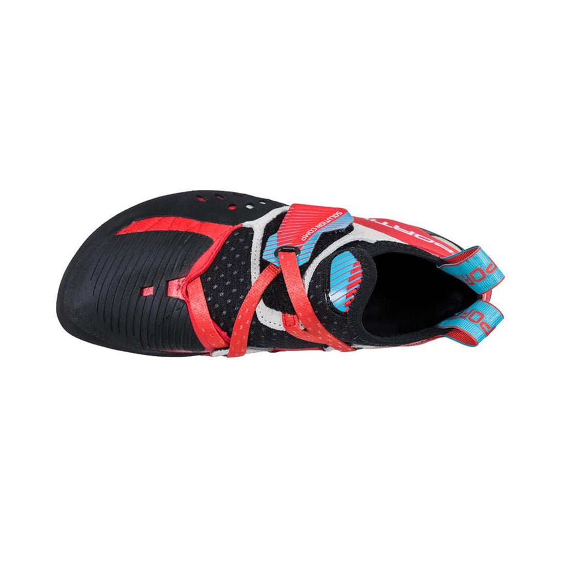 La Sportiva Solution Comp Womens Climbing Shoe - Hibiscus/Malibu Blue