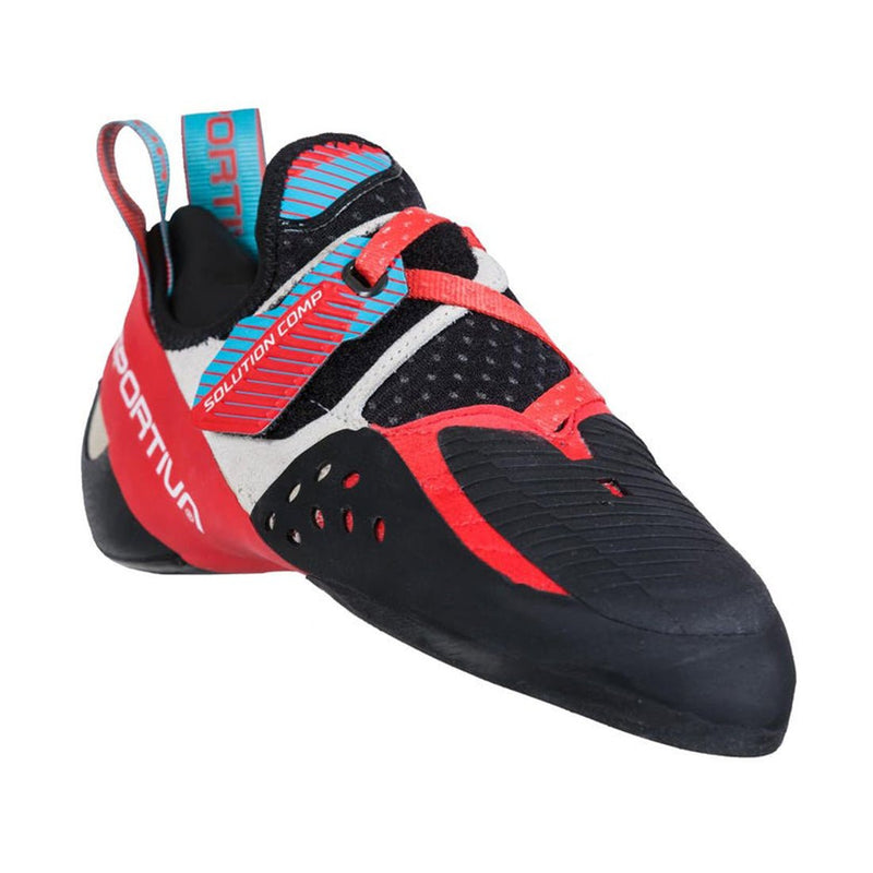 La Sportiva Solution Comp Womens Climbing Shoe - Hibiscus/Malibu Blue