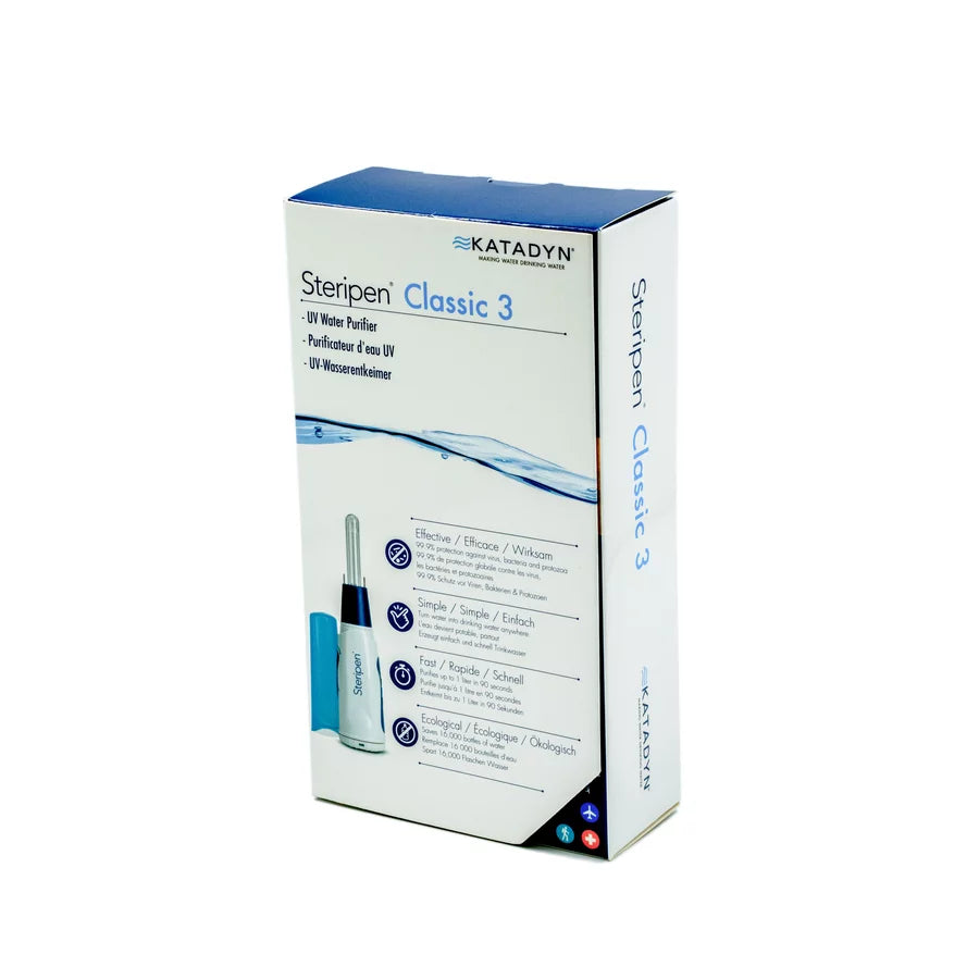 SteriPEN Classic 3 UV Water Purifier with Pre-Filter
