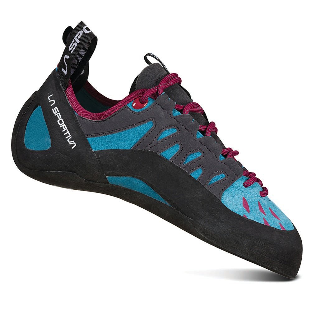 La Sportiva Tarantulace Womens Climbing Shoe - Topaz/Red Plum