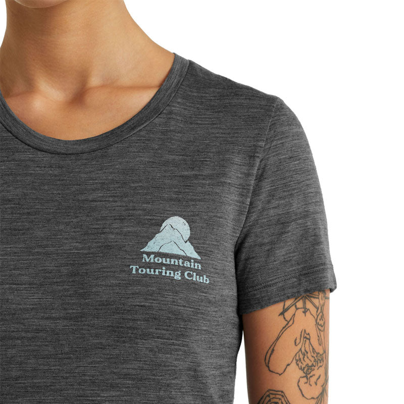 Icebreaker Tech Lite II Short Sleeve Womens T-Shirt - Mountain Touring Club