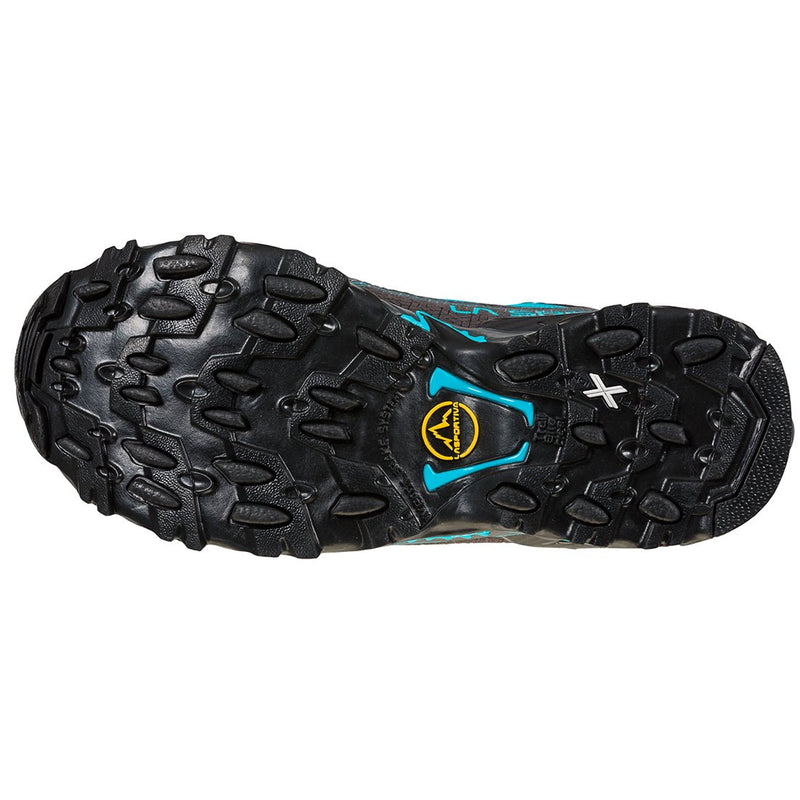 La Sportiva Ultra Raptor II Mid Wide GTX Womens Hiking Boot - Carbon/Topaz