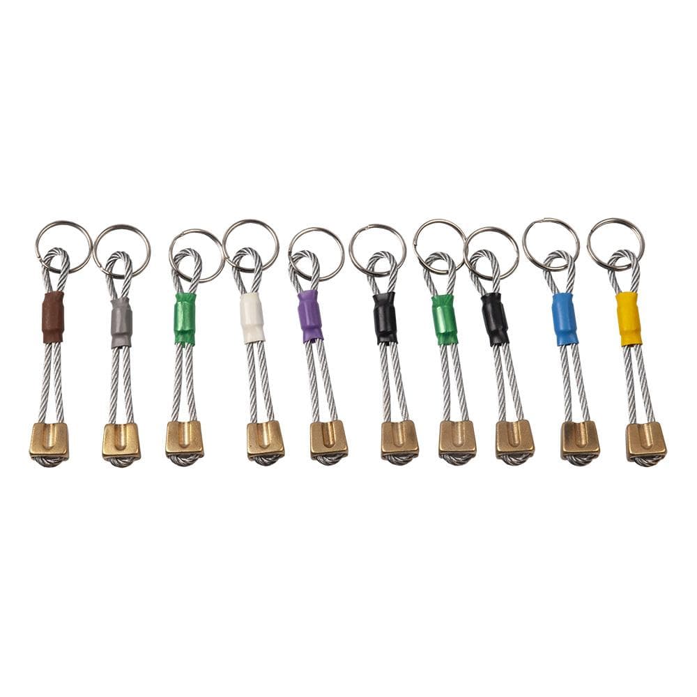 Rock Empire Key Ring - Brass Climbing Nut