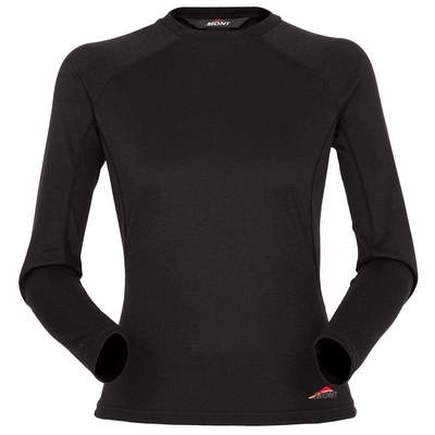 Mont Power Dry Crew Womens Long Sleeve Thermal Top Black 1 Colour Black