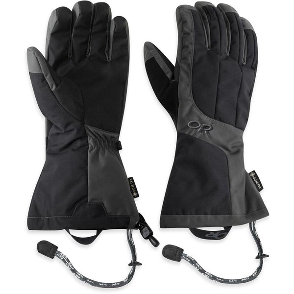 Outdoor Research Mens Arete Gloves - Black/Charcoal