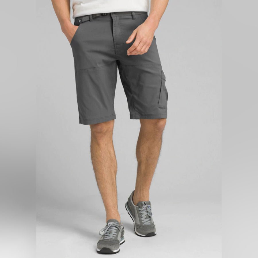 Prana Stretch Zion Mens Shorts 10 Inseam Colour Charcoal