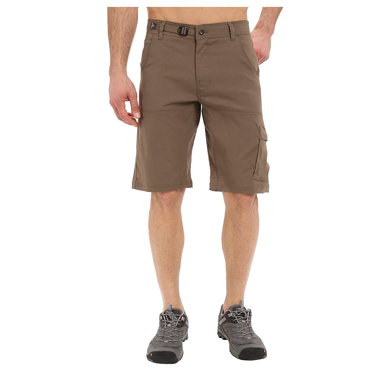 prAna Stretch Zion Mens Shorts 12 Inseam - Mud