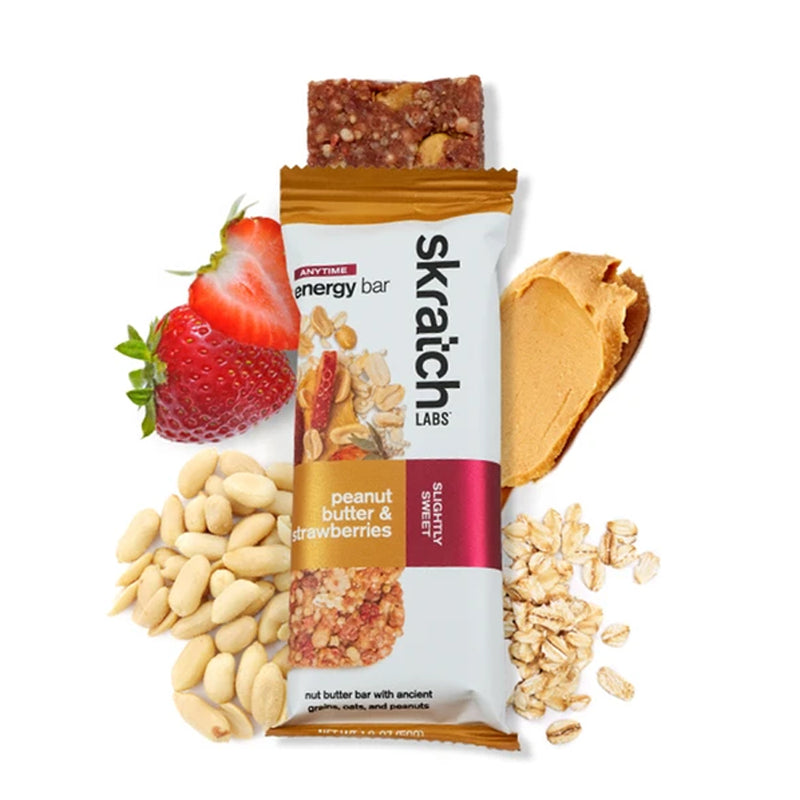 Skratch Labs Anytime Energy Bar - Peanut Butter & Strawberries