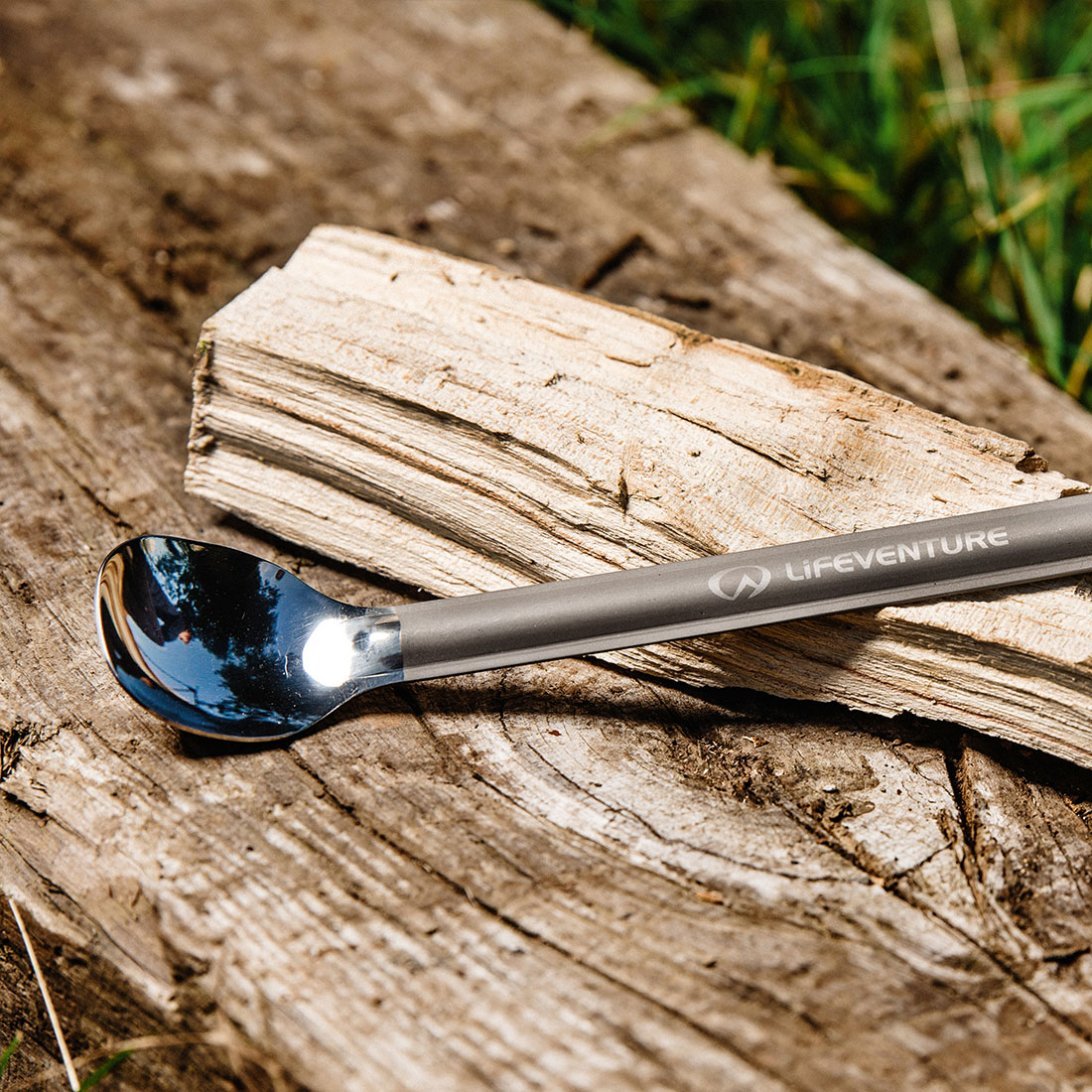 LifeVenture Titanium Long Handled Spoon